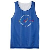 My Greatest Blessings Call Me Mom Christian Faith Gift Mesh Reversible Basketball Jersey Tank