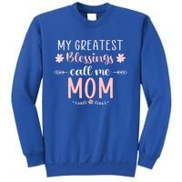 My Greatest Blessings Call Me Mom Christmas Mama/grandma Cute Gift Sweatshirt