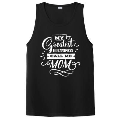 My Greatest Blessings Call Me Mom For Mommy Mothers Day Gift PosiCharge Competitor Tank