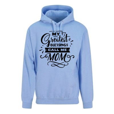 My Greatest Blessings Call Me Mom For Mommy Mothers Day Gift Unisex Surf Hoodie