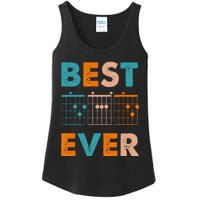 Musician Guitarist Best Dad Ever Father's Day Ladies Essential Tank