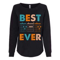 Musician Guitarist Best Dad Ever Father's Day Womens California Wash Sweatshirt