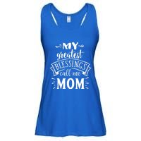 My Greatest Blessings Call Me Mom Great Mother's Day Idea Great Gift Ladies Essential Flowy Tank