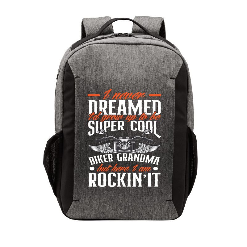 Motorcycle Grandma Biker Grandmother Funny Motorcycle Vector Backpack