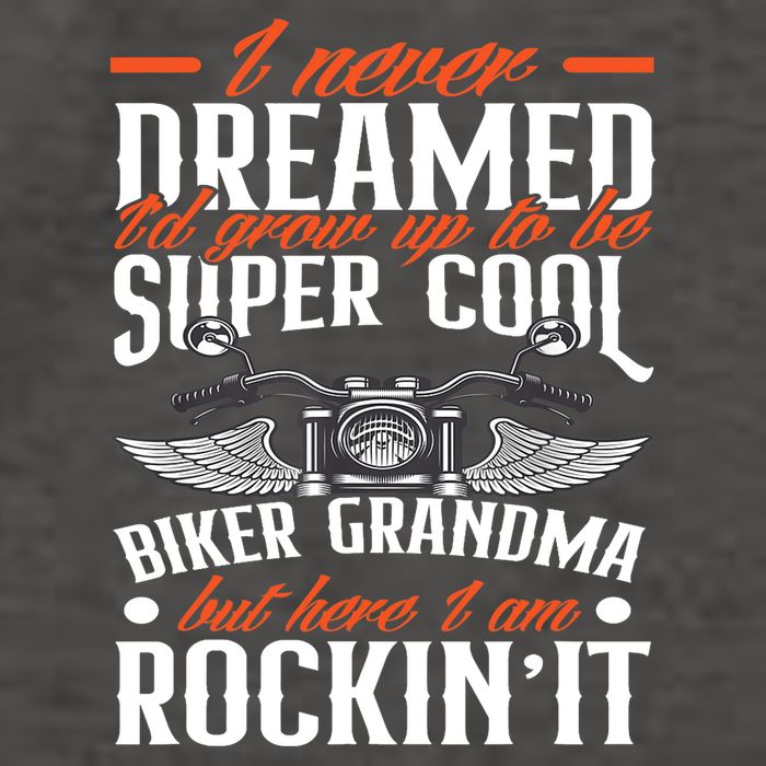 Motorcycle Grandma Biker Grandmother Funny Motorcycle Vector Backpack
