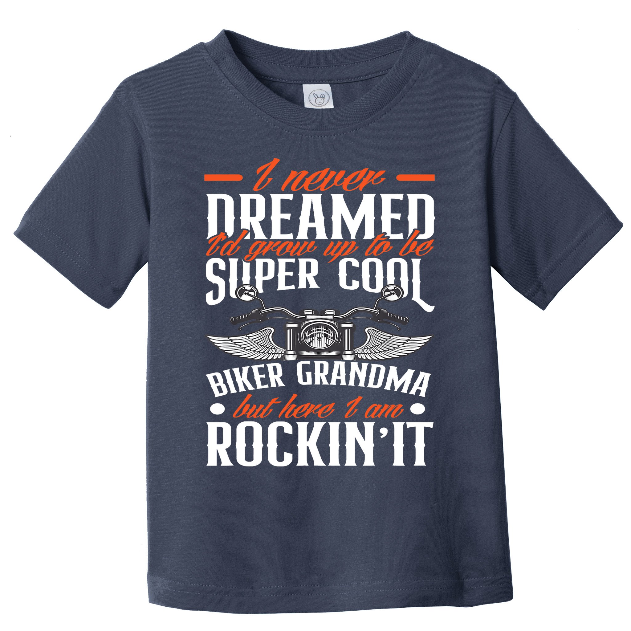 Motorcycle Grandma Biker Grandmother Funny Motorcycle Toddler T-Shirt