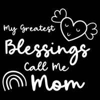 My Greatest Blessing Call Me Mom Cute Gift 16 in Basic Backpack