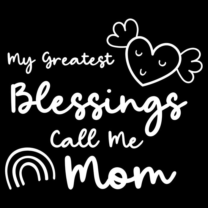 My Greatest Blessing Call Me Mom Cute Gift 16 in Basic Backpack