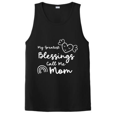 My Greatest Blessing Call Me Mom Cute Gift PosiCharge Competitor Tank