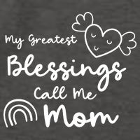 My Greatest Blessing Call Me Mom Cute Gift Vector Backpack