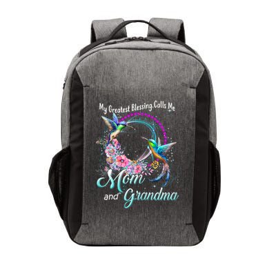 My Greatest Blessing Calls Me Mom And Grandma Hummingbirds Gift Vector Backpack