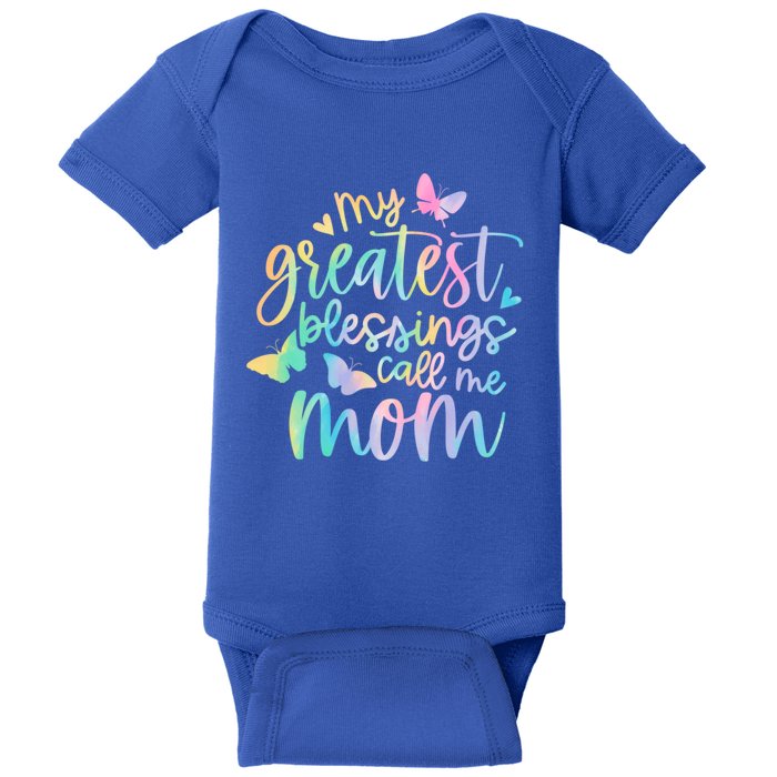 My Greatest Blessings Call Me Mom Mothers Day Mom Life Ideas Great Gift Baby Bodysuit