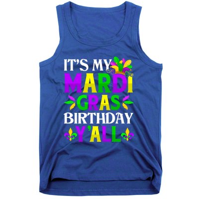 Mardi Gras Birthday Party Yall Mardi Gras Meaningful Gift Tank Top