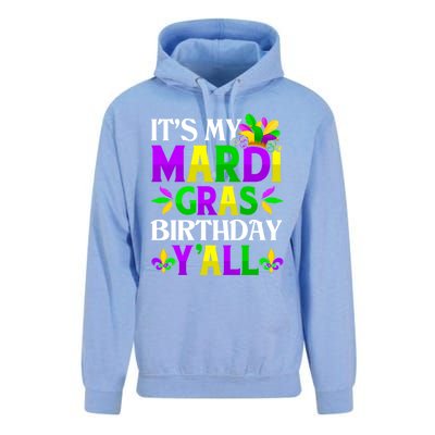 Mardi Gras Birthday Party Yall Mardi Gras Meaningful Gift Unisex Surf Hoodie