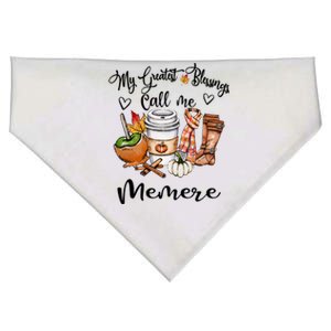 My Greatest Blessings Call Me Memere Gift Grandma Funny Gift USA-Made Doggie Bandana