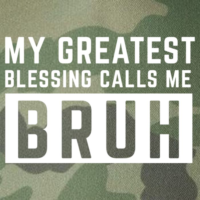 My Greatest Blessing Calls Me Bruh Funny Tee Legacy Tie Dye Trucker Hat