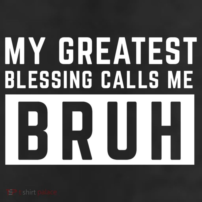 My Greatest Blessing Calls Me Bruh Funny Tee 11oz C Handle Ceramic Mug