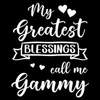 My Greatest Blessings Call Me Gammy Gift Bucket Hat