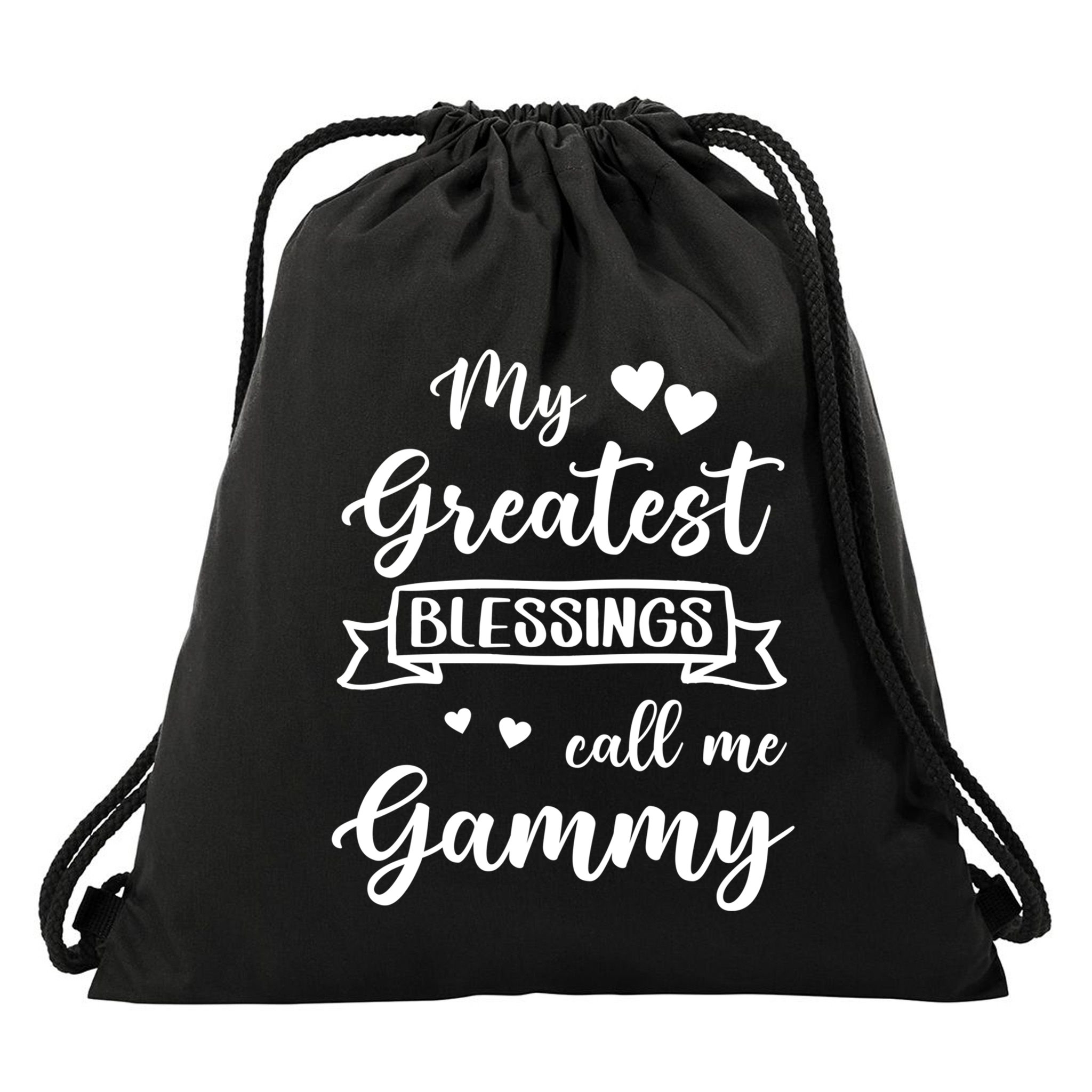 My Greatest Blessings Call Me Gammy Gift Drawstring Bag