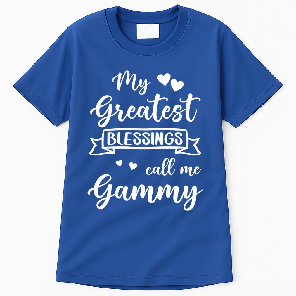 My Greatest Blessings Call Me Gammy Gift Tall T-Shirt