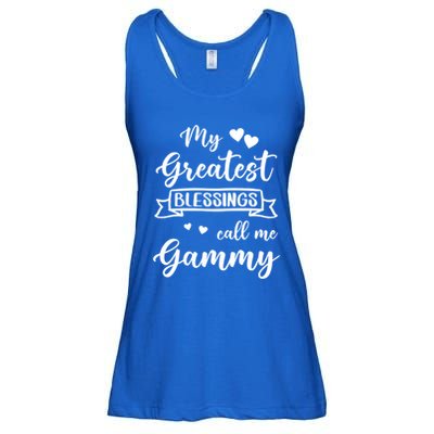 My Greatest Blessings Call Me Gammy Gift Ladies Essential Flowy Tank
