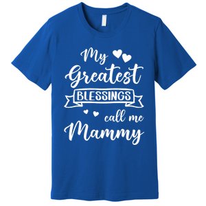 My Greatest Blessings Call Me Mammy Gift Premium T-Shirt