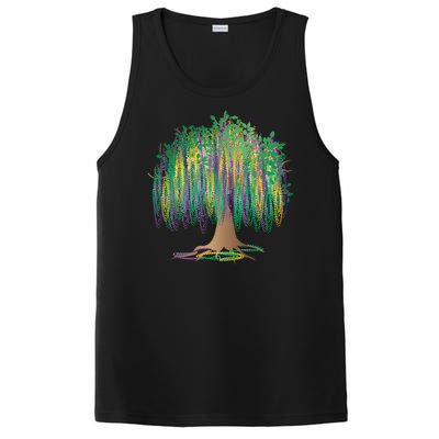 Mardi Gras Beaded Tree PosiCharge Competitor Tank