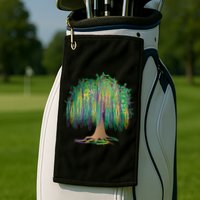 Mardi Gras Beaded Tree Golf Towel