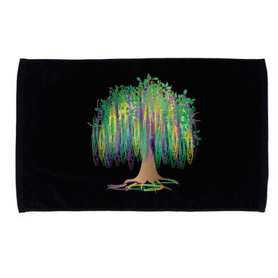 Mardi Gras Beaded Tree Microfiber Hand Towel