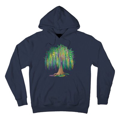 Mardi Gras Beaded Tree Hoodie