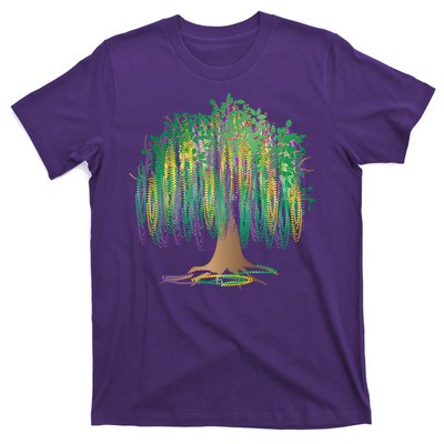 Mardi Gras Beaded Tree T-Shirt