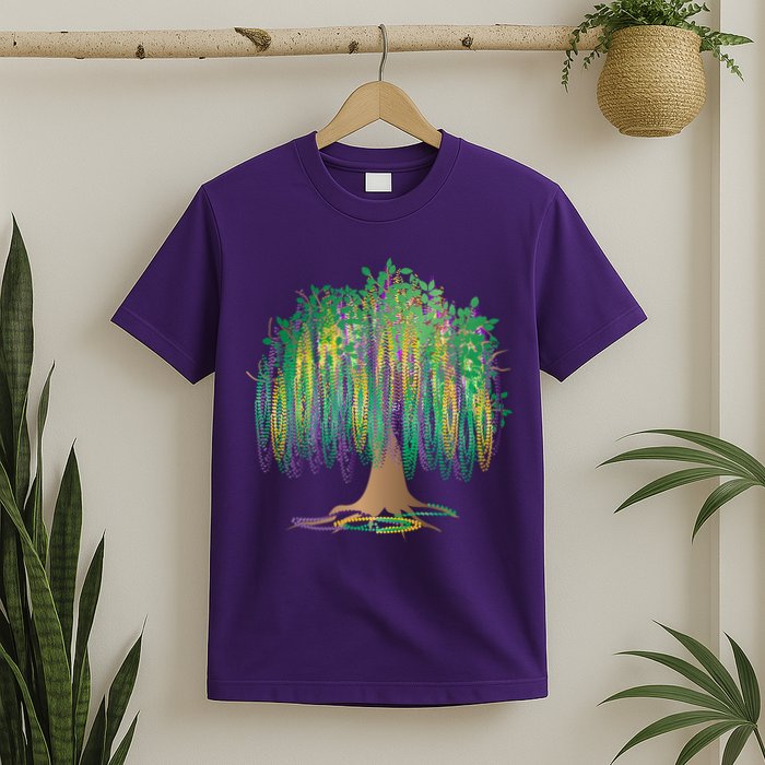 Mardi Gras Beaded Tree T-Shirt