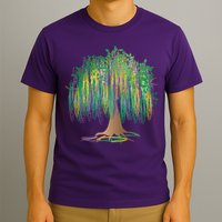 Mardi Gras Beaded Tree T-Shirt