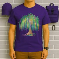Mardi Gras Beaded Tree T-Shirt