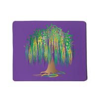 Mardi Gras Beaded Tree Mousepad