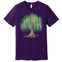 Mardi Gras Beaded Tree Premium T-Shirt