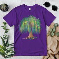 Mardi Gras Beaded Tree Premium T-Shirt