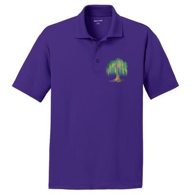 Mardi Gras Beaded Tree PosiCharge RacerMesh Polo