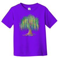 Mardi Gras Beaded Tree Toddler T-Shirt