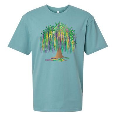 Mardi Gras Beaded Tree Sueded Cloud Jersey T-Shirt