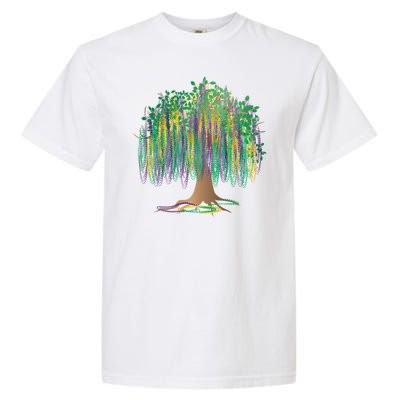 Mardi Gras Beaded Tree Garment-Dyed Heavyweight T-Shirt