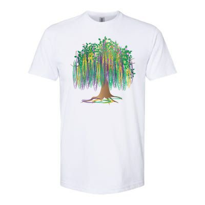 Mardi Gras Beaded Tree Softstyle CVC T-Shirt