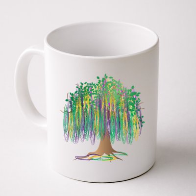 Mardi Gras Beaded Tree Coffee Mug