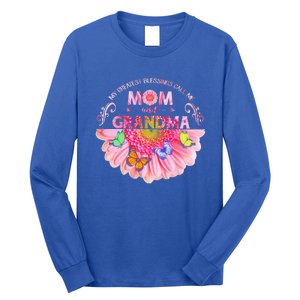 My Greatest Blessings Call Me Mom And Grandma Gift Long Sleeve Shirt