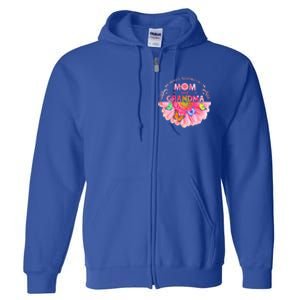 My Greatest Blessings Call Me Mom And Grandma Gift Full Zip Hoodie