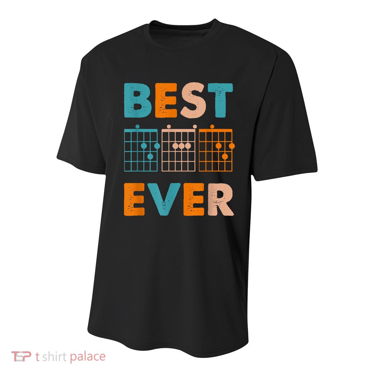 Musician Guitarist Best Dad Ever Fathers Day Youth Performance Sprint T-Shirt