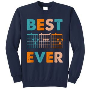 Musician Guitarist Best Dad Ever Fathers Day Tall Sweatshirt