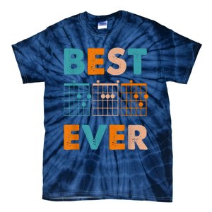 Musician Guitarist Best Dad Ever Fathers Day Tie-Dye T-Shirt