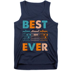 Musician Guitarist Best Dad Ever Fathers Day Tank Top