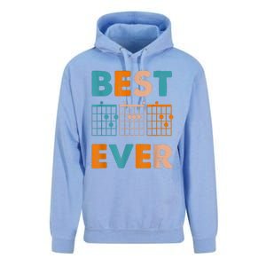 Musician Guitarist Best Dad Ever Fathers Day Unisex Surf Hoodie